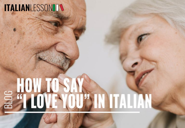 I LOVE YOU in Italian
