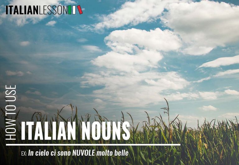Italian nouns